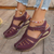 Airfleek Closed Toe Sandals For Standing All Day With Arch Support