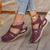 Airfleek Closed Toe Sandals For Standing All Day With Arch Support