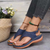 Uniqcloud Arch Support Wide Toe Box Clip Toe Sandals