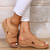 Blisscomfy Arch Support Wide Toe Box Open Toe Sandals