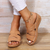 Blisscomfy Arch Support Wide Toe Box Open Toe Sandals