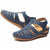 Nanccy - Soft PU Leather Closed Toe Vintage Anti-Slip Sandals