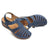 Nanccy - Soft PU Leather Closed Toe Vintage Anti-Slip Sandals